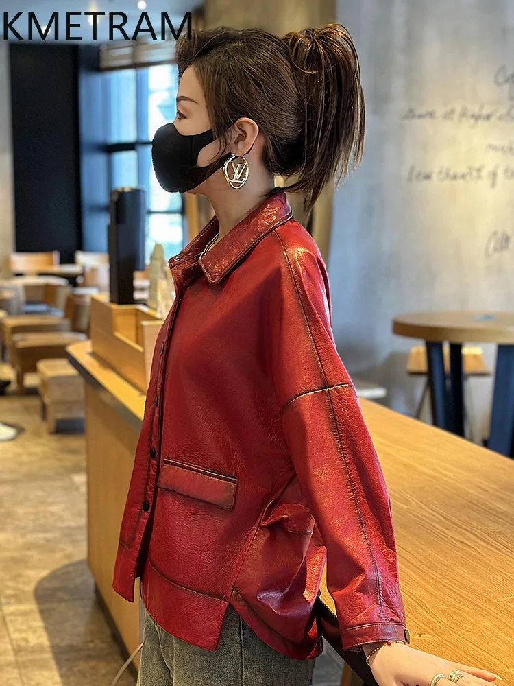 100% Real Cowhide Jacket Woman High Quality Short Genuine Leather Jackets Women New in Outerwears Fall Clothes 2025 Chaquetas