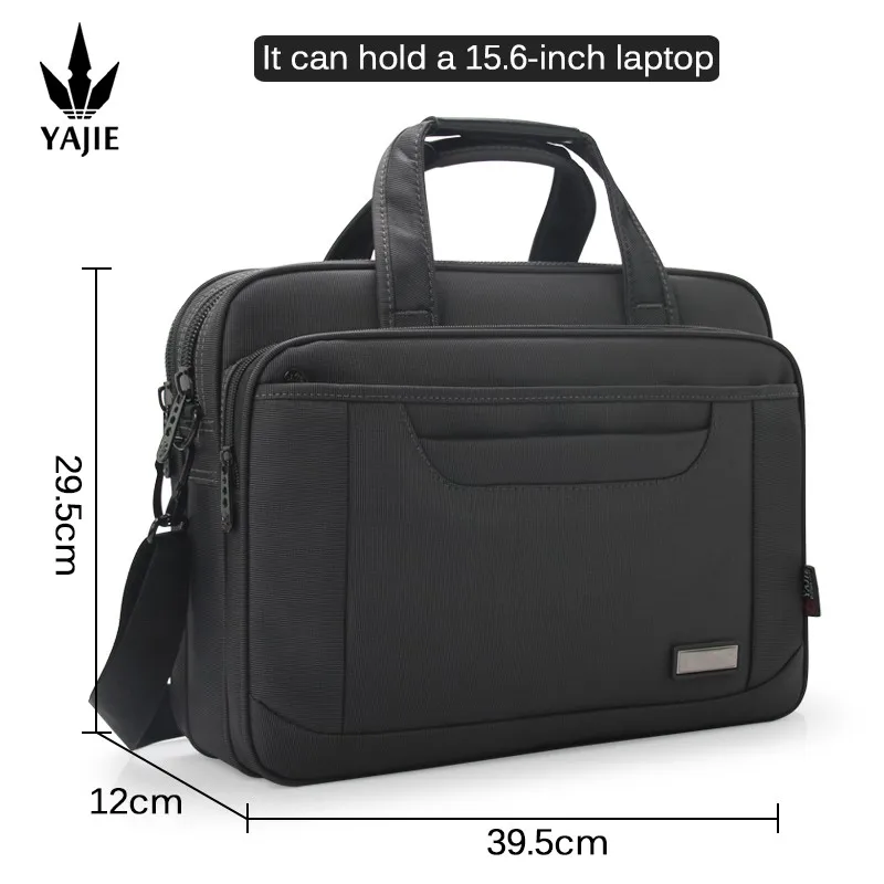 Large Capacity Briefcase Bag Men Business Bag 15.6 inch Laptop Bag Shoulder Bags Canvas Handbags Notebook Bag Messenger Bags