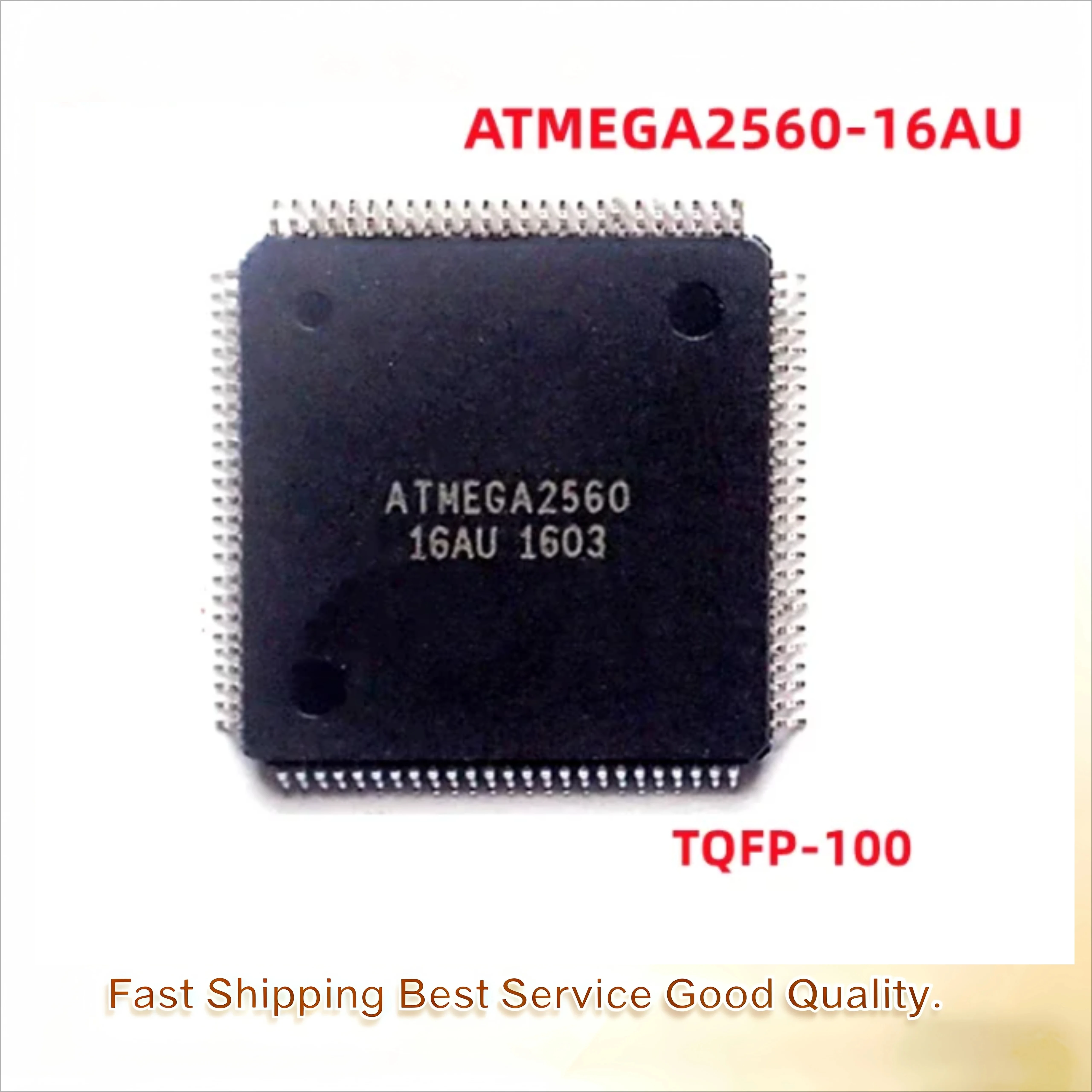 2pcs/Lots  Brand   new original    ATMEGA2560-16AU ATMEGA2560 TQFP-100 IC Chip