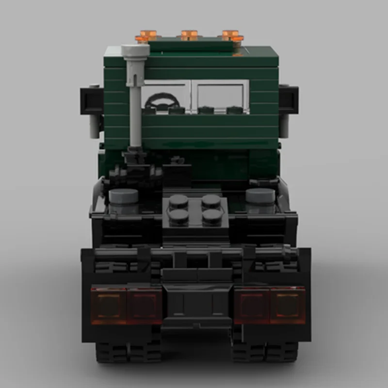 202 قطعة MOC كاماز شاحنة جرار مدينة Cargoed نموذج اللبنات العمارة ألعاب إبداعية الطوب الاطفال هدية الكريسماس عيد ميلاد #2