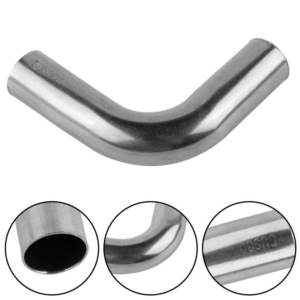 Exhaust Pipe Elbow Kit Tool 1pcs 90 Degree 90 ° Fittings High Quality Mandrel Bend Replacement Tube Polished Pipe