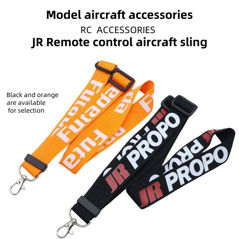 JR FUTBATA 150cm Extra-Large Remote Control Strap Orange And Black Compatible with MC6 Tian Di Fei Fu Si Le Di