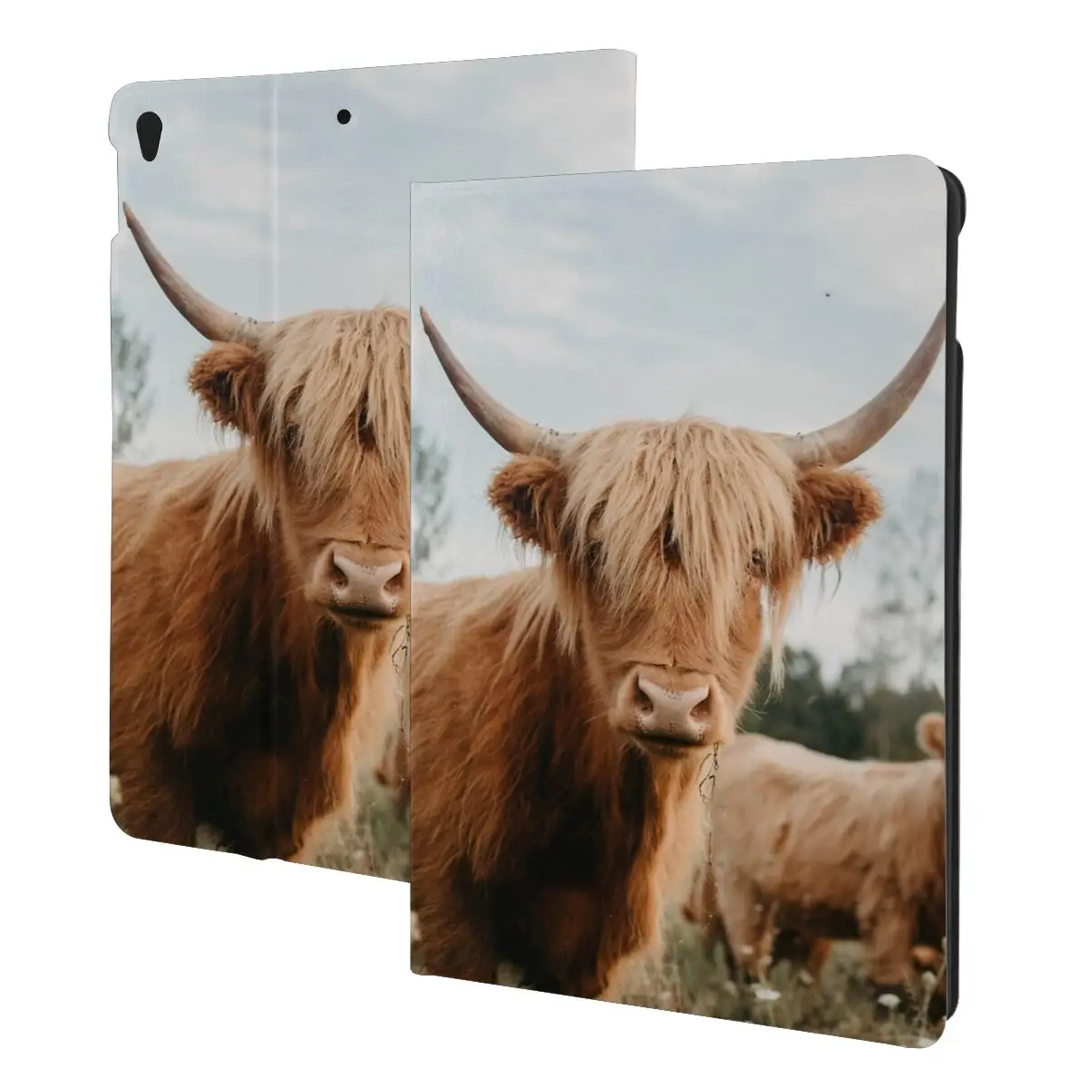 

Curious Highland Cow For iPad Case For iPad 10th Pro 9 8 7 For iPad Air 5 4 3 2 Mini 6 10.5 cover