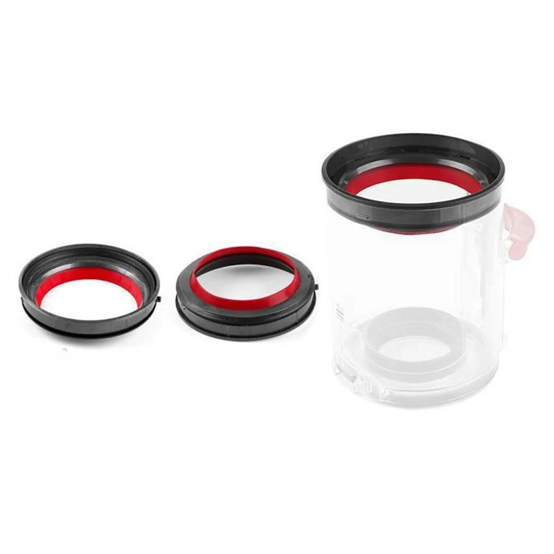 Anillo de sellado fijo superior para aspiradora Dyson V11, anillo de sellado fijo superior de cubo de polvo, piezas de repuesto de caja de basura