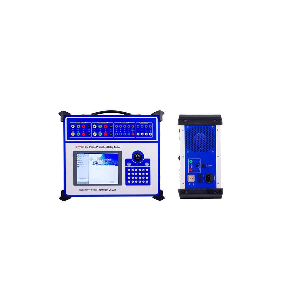 B UHV-1200 Secondary Current Injection Test Kit Microcomputer Six Phase Relay Protection Tester