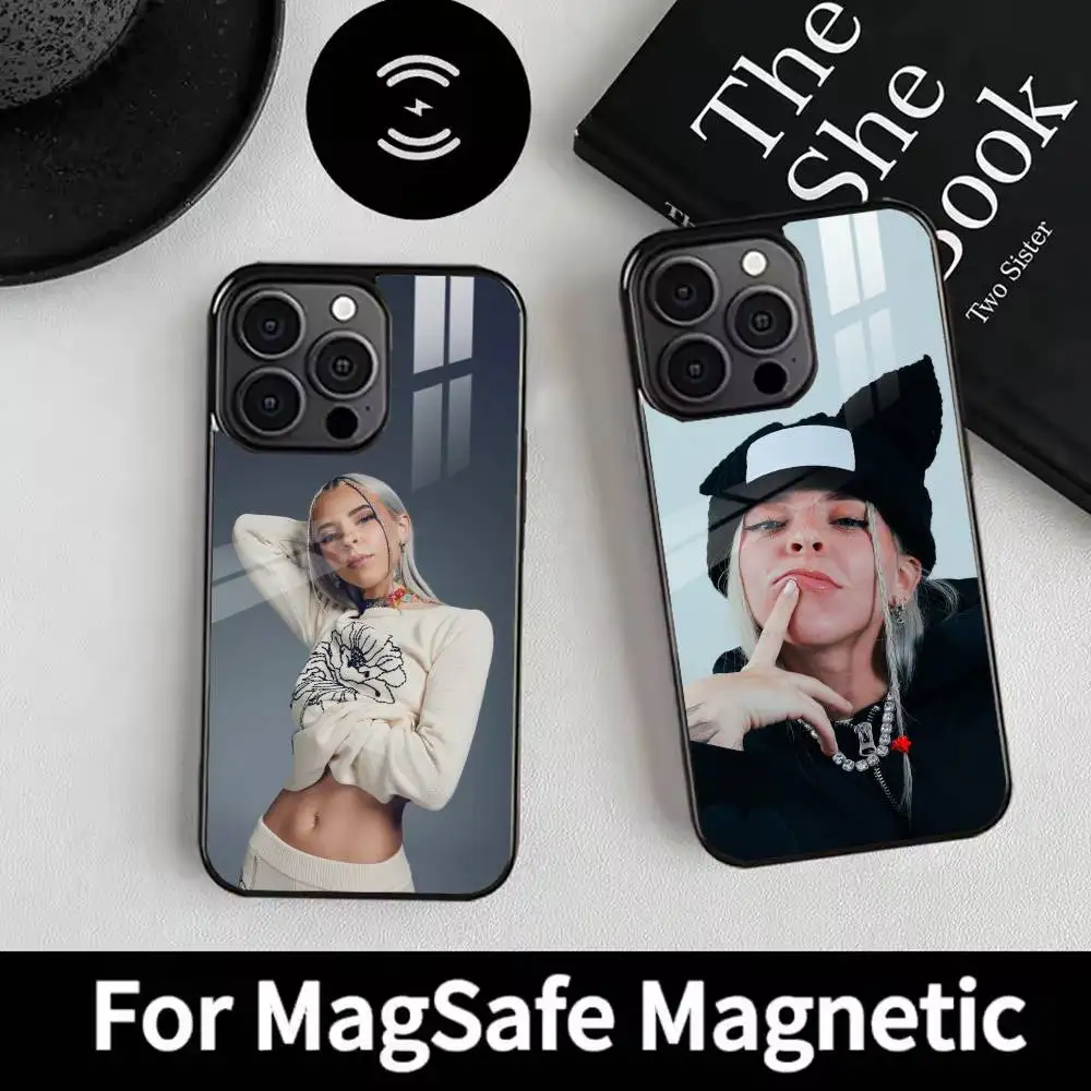

Y-Young M-Mikos Singer Phone Case For iPhone 17,16,15,14,13,12,Plus,Pro,Max for Magsafe Magnetic Wireless Charging