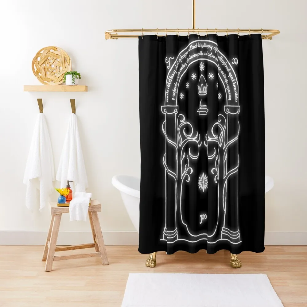 

Mines of Moria Door Shower Curtain Accessories For Shower And Services Modern Bathroom Accessories Bathroom Fabric Curtain