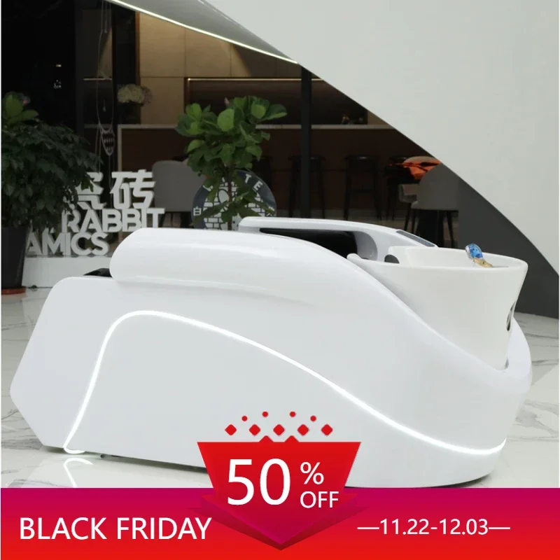 Professional Massage Chair Beauty Salon Shampoo Basin Stand Spa Bed Hair Stock Machine Aesthetic Thai Treatment Wash Shaving