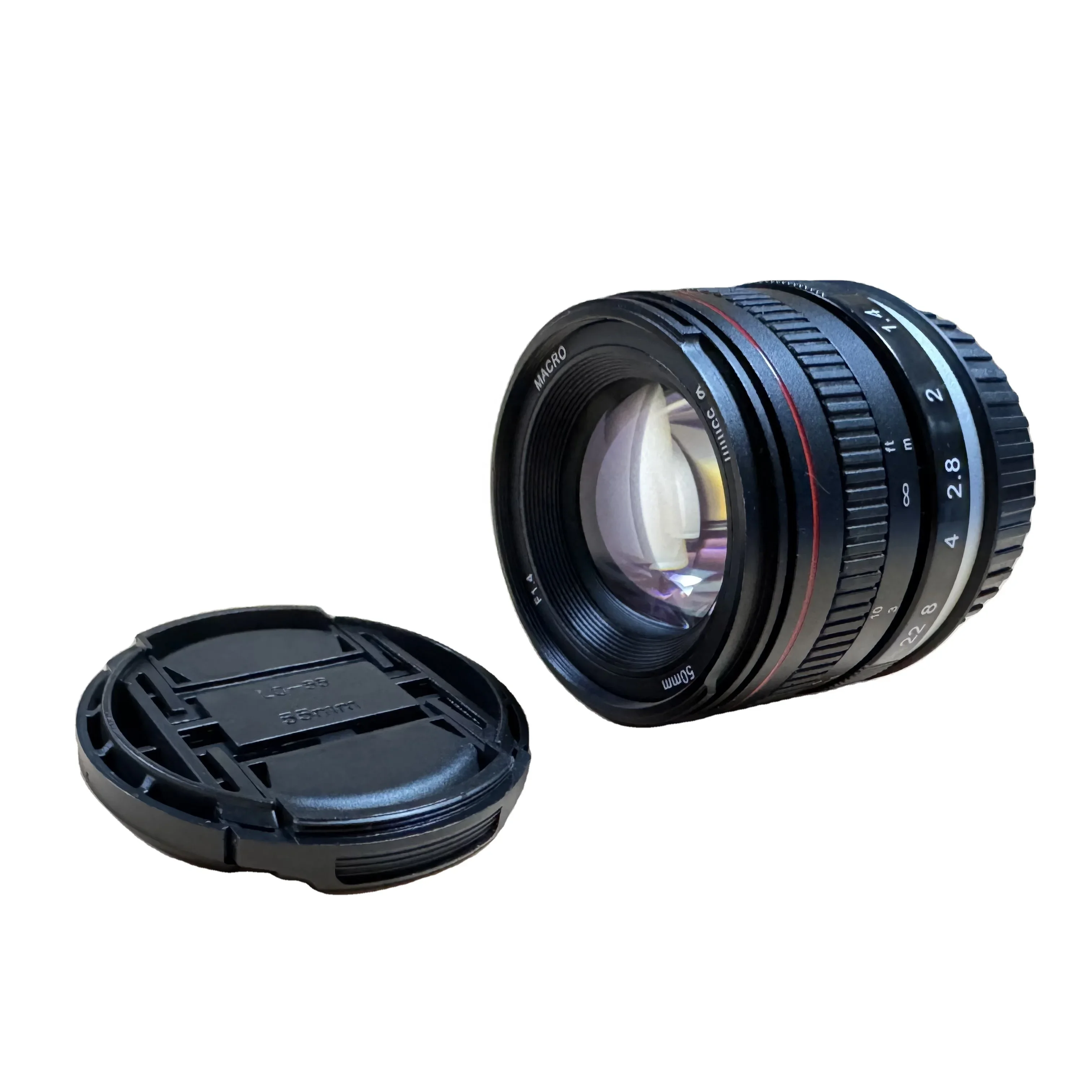 

50mm F1.4 Medium Telephoto Manual Focus Full Frame Portrait Lens for Canon EOS Rebel T8i T7i T7 T6 T3i T2i 4000D 2000D 1300D 850