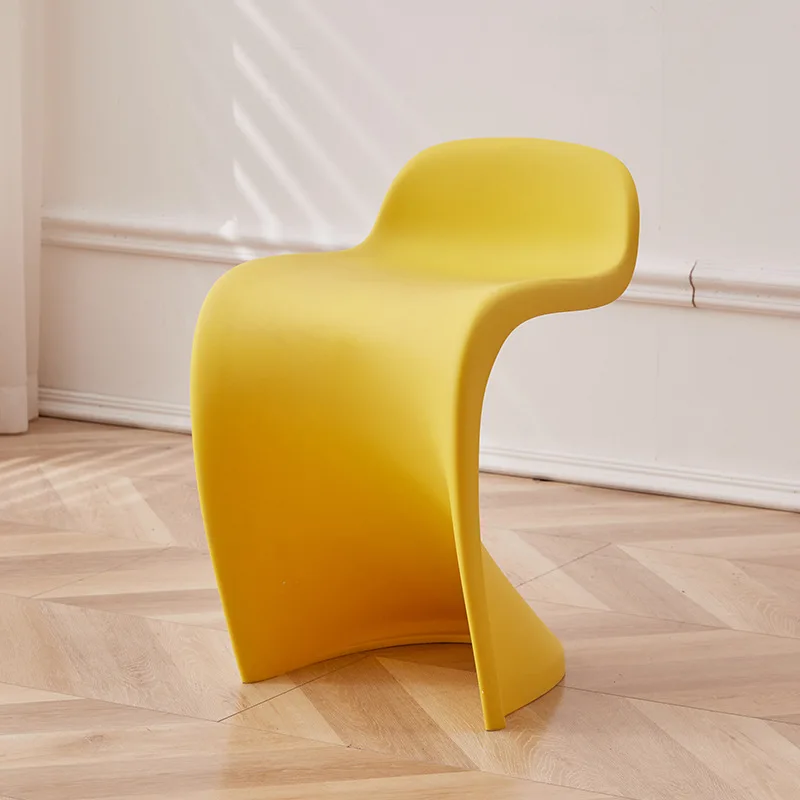 Minimalist Thickened Plastic Stools Plastic Rainbow Shape Footstool Safety Stool Indoor Furniture Children'S Stool Toy image 5
