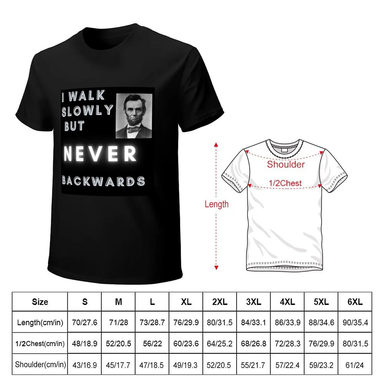 Never Backwards T-Shirt Holiday Vacation Tee Shirt