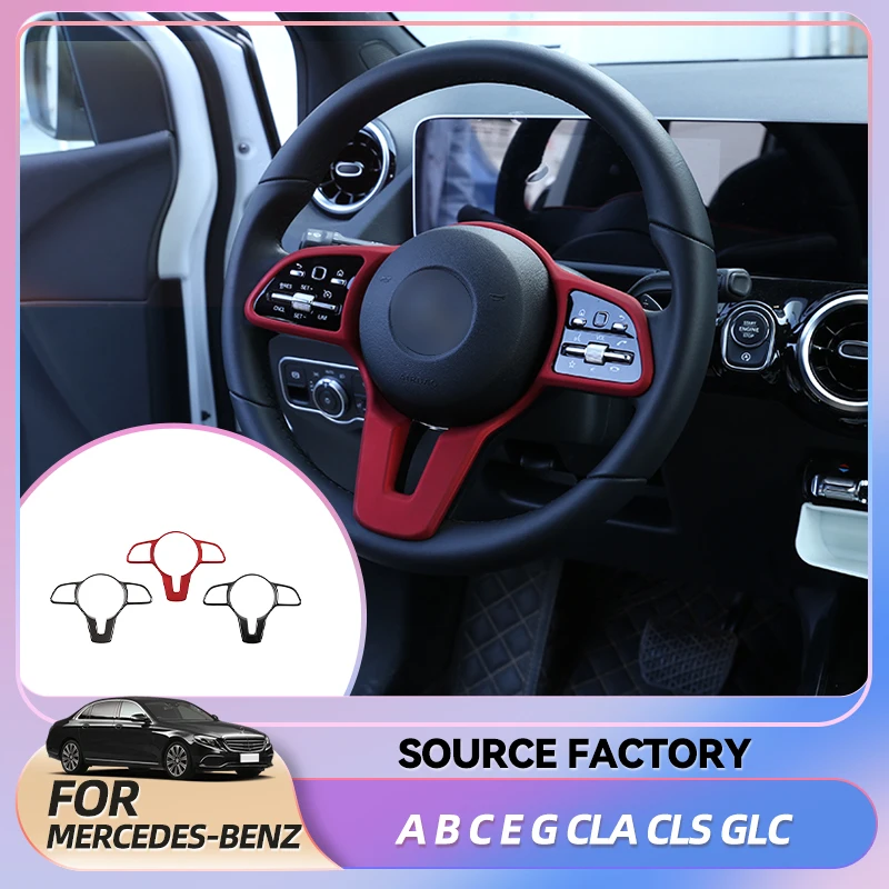 

Внутренние наклейки на руль автомобиля для Mercedes Benz A B C E G CLA CLS GLC GLE GLS GLB W177 W247 W205 W213 C257 X253 W167