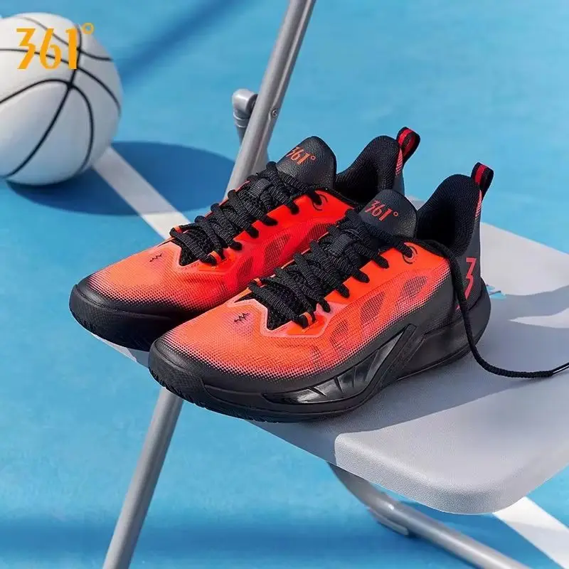 361 度 BIG3 チーム 4.0 メンズバスケットボールシューズ安定した衝撃保護耐久性のある耐摩耗性通気性スニーカー 672621113