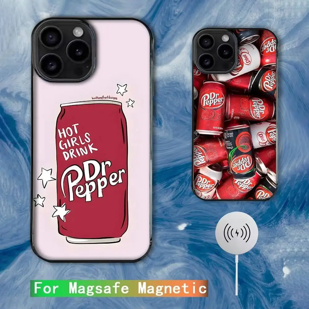 

Cherry Drink D-Dr-P-Pepper Phone Case For iPhone 16e,16,15,14,13,12,11,Plus,Pro,Max,Mini Magsafe Magnetic Wireless Charging