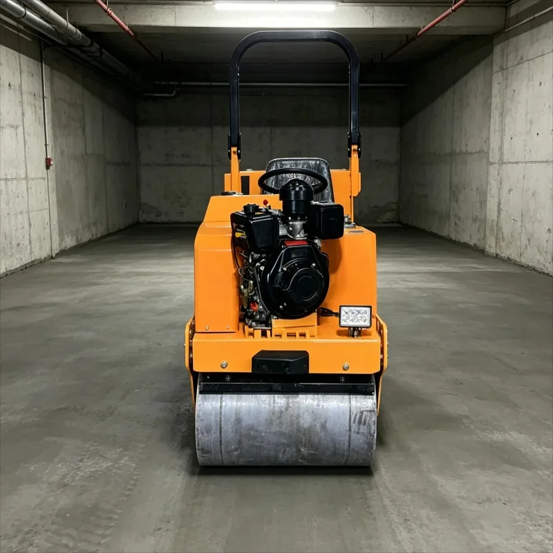Customized Electric Mini Static Roller Zero Emission For Indoor And Enclosed Area Compaction