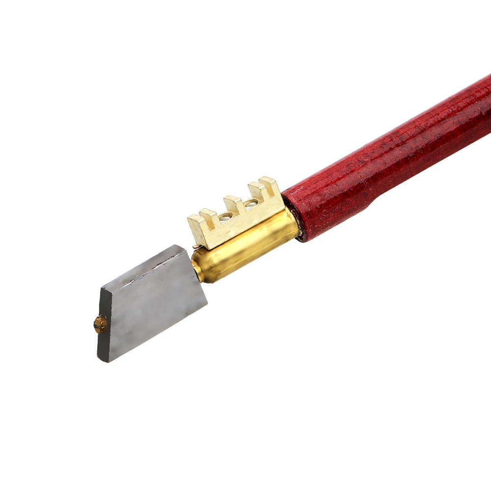 Glass Diamond Cutting Tool Single Diamond Glass Cutter Sharp Knife Hard Alloy DIY Tile Mirror Repair Cutting Tools 17mm Portable