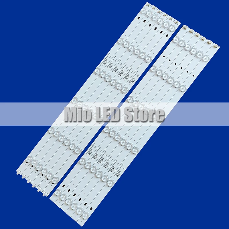 

12Pcs/Set LED Backlight Strip For Dexp F55D8000K Konka LED55G100 LED55G300 MX55D12L MX55D12R-ZC21FG-01 303MX550036 303MX550040