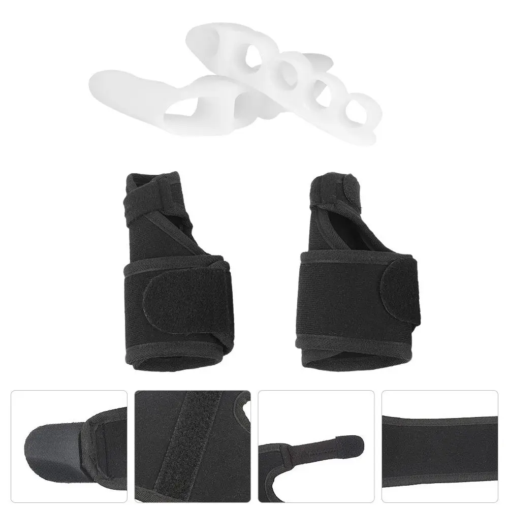 

2Pairs Toe Corrector Adjustable Pain Relief Foot Toe Corrector Comfortable Material Small Exquisite Appearance Hidden in Shoes