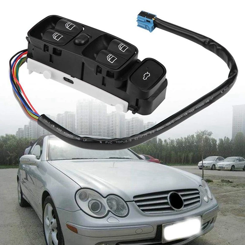 4X A2038200110 A2098203410 Power Control Window Switch Button For MERCEDES C CLASS W203 C180 C200 C220 A2038210679