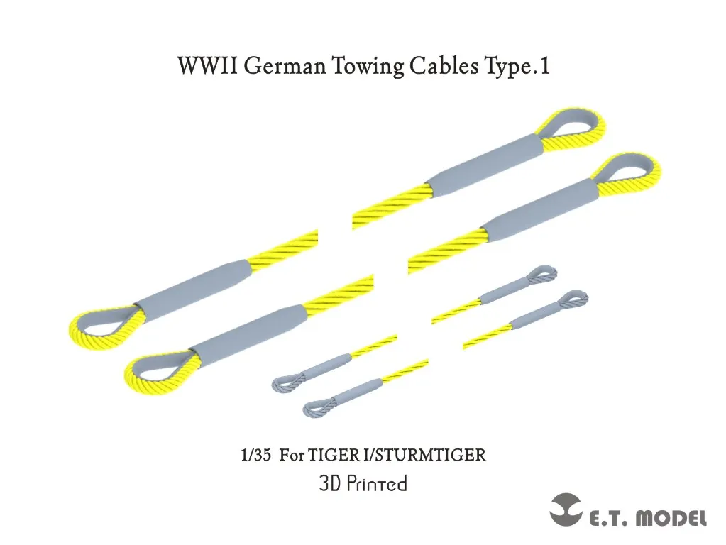 ET MODEL P35-237 Wii niemieckie kable holownicze Type.1 (drukowane 3D) uniwersalne