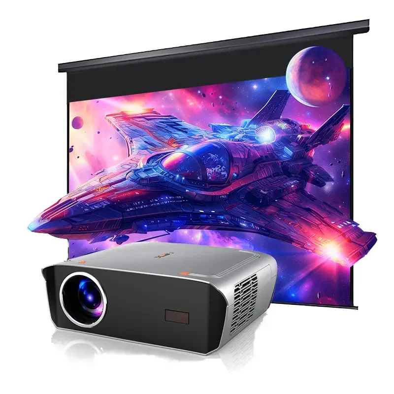 OEM Hot Sale 4K Smart Projector Tiktok Android 11 Operating System Portable Projecteur 4K LED/LCD Lamp 1080p Outdoor Cinema