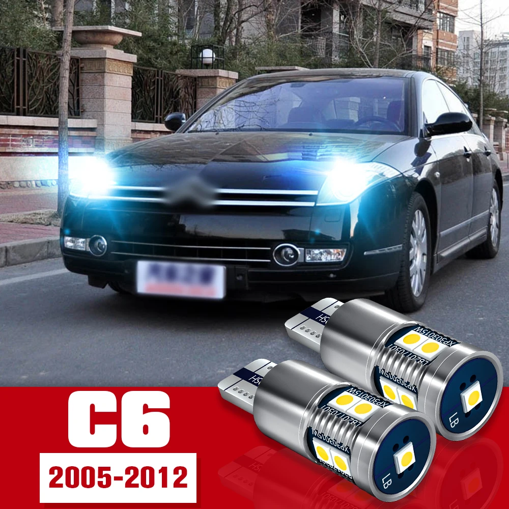 

2pcs LED Accessories Parking Light Bulb Clearance Lamp For Citroen C6 2005-2012 2006 2007 2008 2009 2010 2011