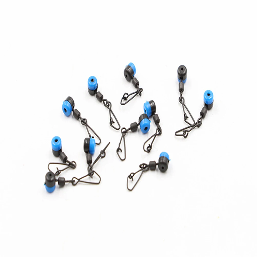 10/30pcs Feeder Bead Link Swivels Float Space Beans For Carp Fishing Match Pole Quick Change Fishing Feeder Tackle