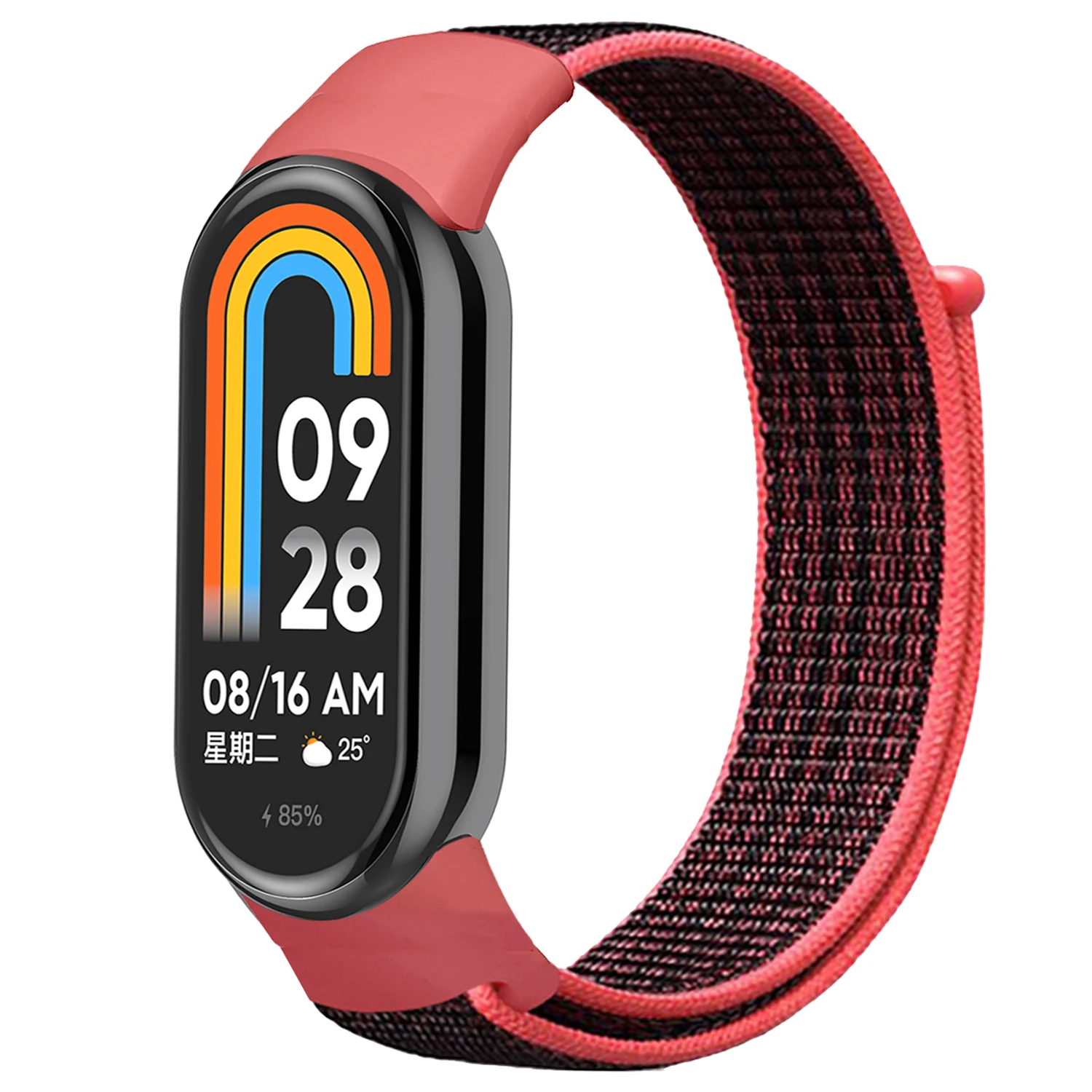 Nylon-Schlaufenarmband für Xiaomi Mi Band 10 9 8, Armband, Armband, Correa, Ersatz-Pulsera, Xiaomi Smart Band 10 9 8, NFC-Armband