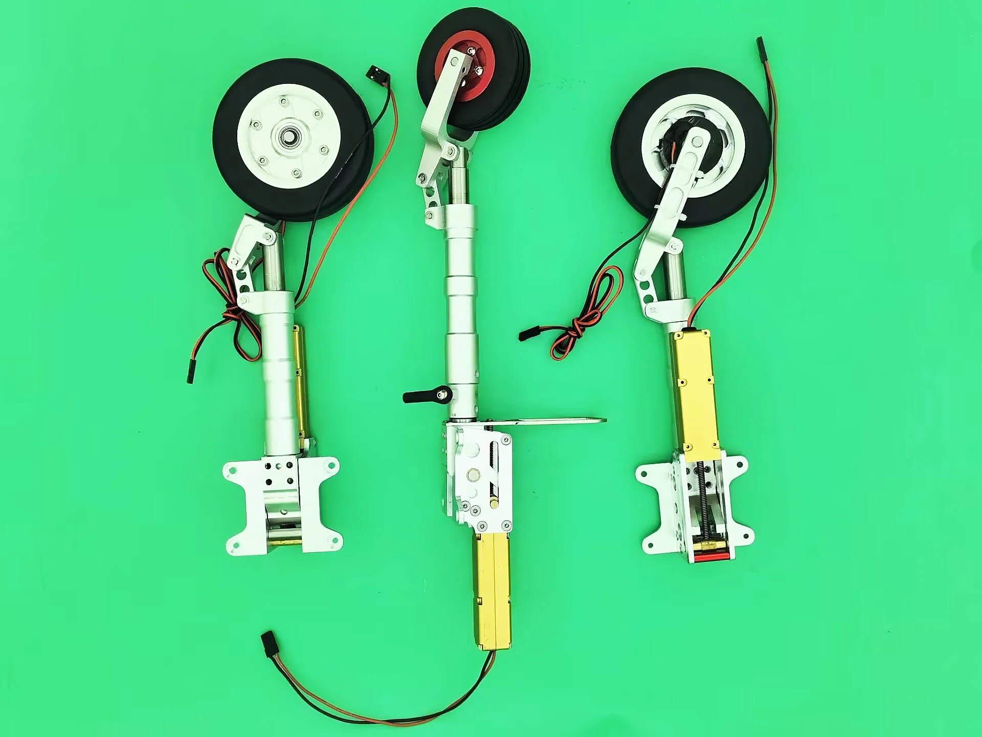 Electric retract gear with electronic brake for rc airplane 12 to 25KG turbine jet