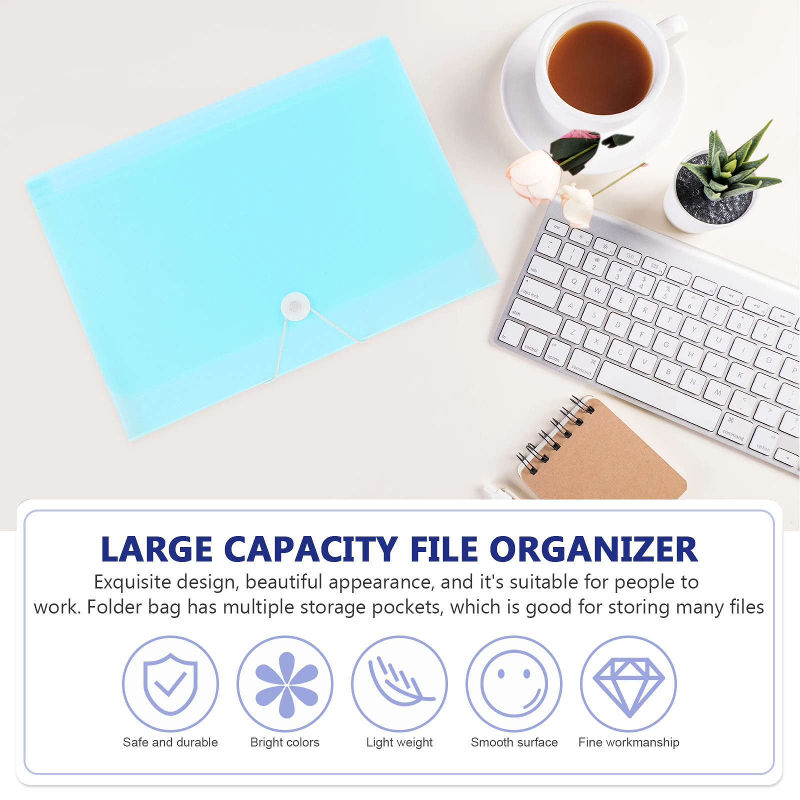 Testpapiertüte Ordner Kunststoff Organizer Akkordeonhalter Manager Dokument