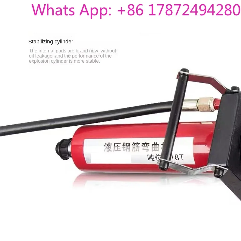 Electric Hydraulic Reinforcing Straightening Machine Portable Steel Bar Bender 0528RB-25