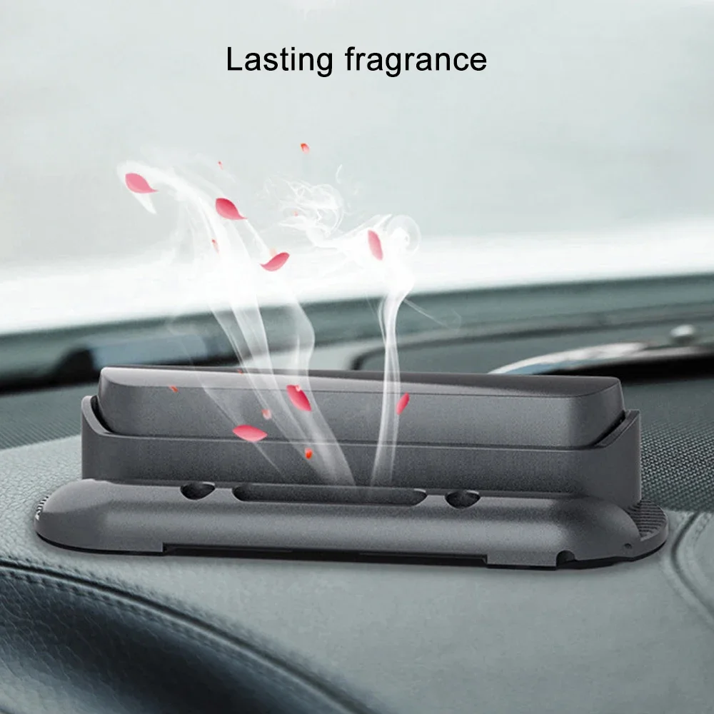 Temporary Car parking card  luminous Phone Number Card Plate Phone Holder Hidenable  parking Number with Air Freshener Styling