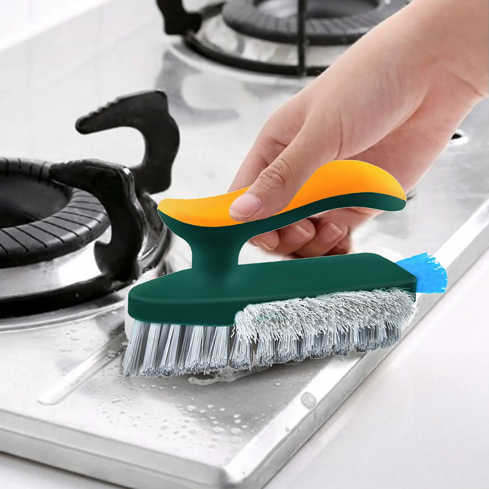 

4 in 1 multi-function brush tile floor seam brush toilet corner crevice toilet cleaning floor scrub shoe brush