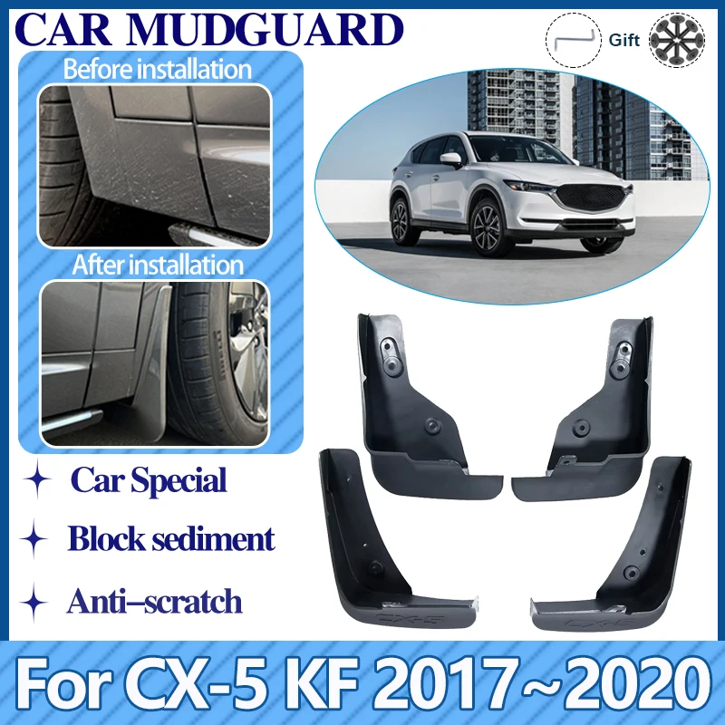 

Car Mudguards Fender For Mazda CX-5 CX5 CX 5 KF 2017~2020 2018 2019 MK2 Mudflaps Guards Splash Mud Flaps Wheel Auto Accessories