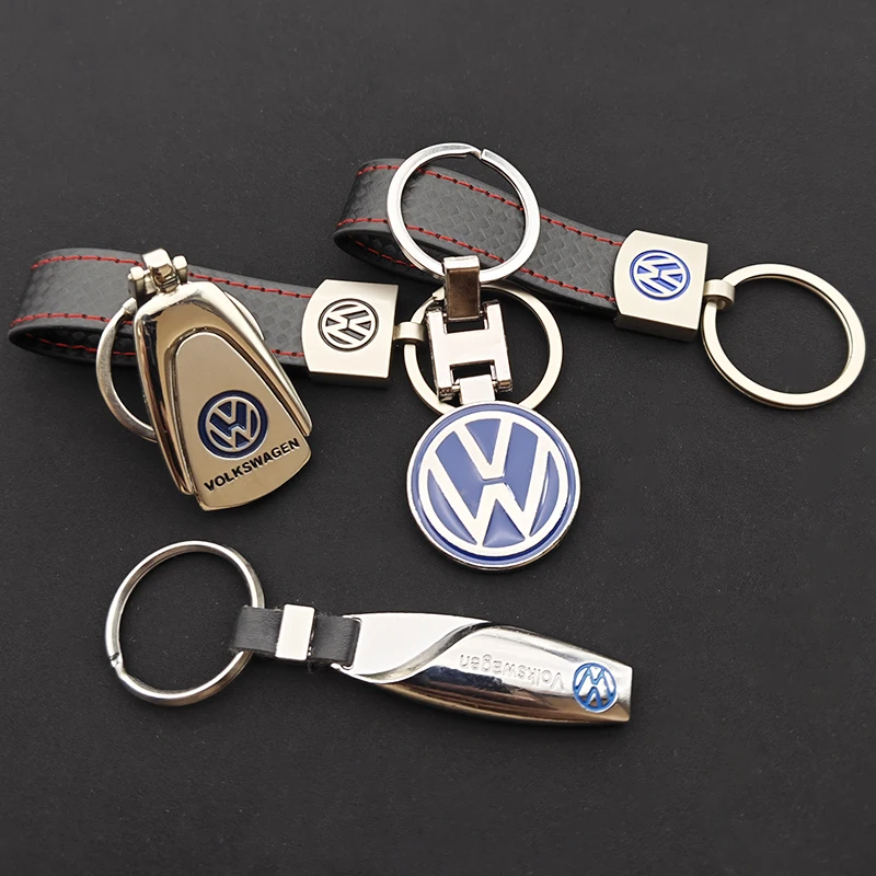 ثلاثية الأبعاد VW سيارة معدنية شعار المفاتيح ل Volkswagen شيروكو شاران جولف باسات تيجوان بولو بيتل MK3 MK4 MK5 MK6 MK7 SR32 كيرينغ