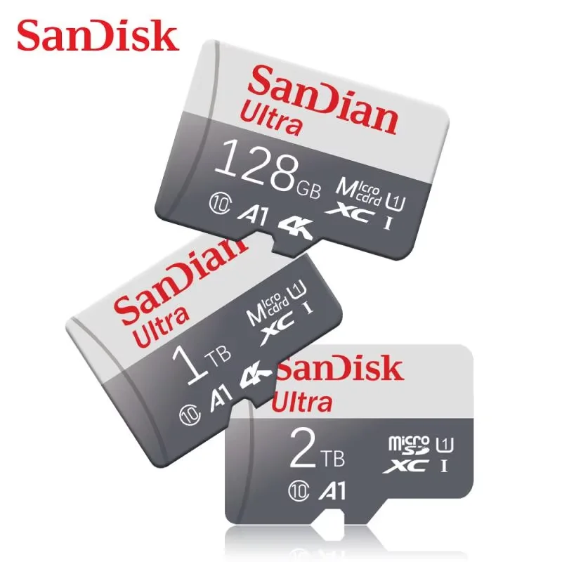 2TB U3 1TB 512GB Micro TF SD Card 128GB 256GB U3 V30 4K Full HD TF หน่วยความจําแฟลชการ์ดสําหรับโทรศัพท์/คอมพิวเตอร์/กล้อง