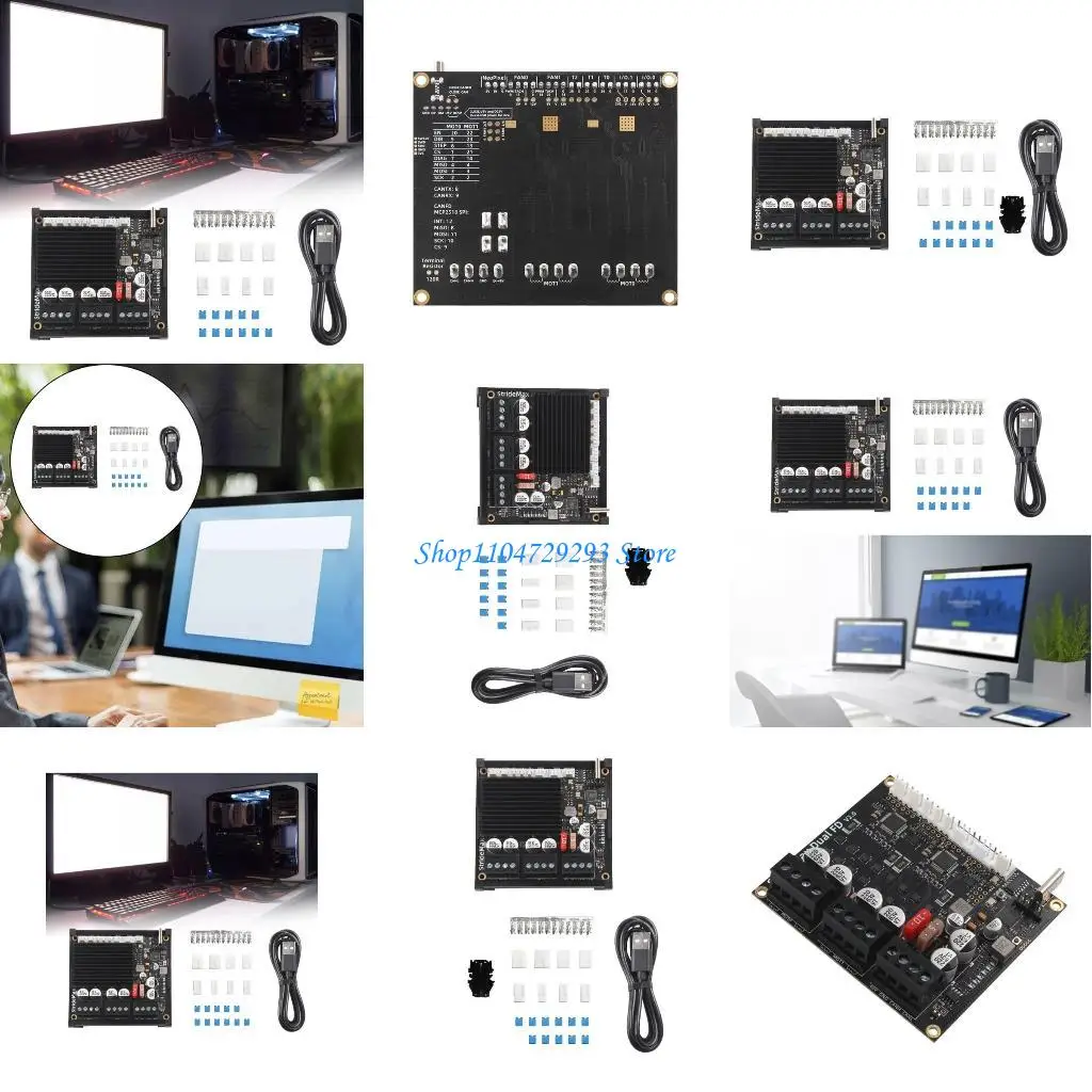 

Y2GD High Speed StrideMax Daul FD Motherboards for 3D Printing Double TMC5160 CAN