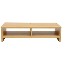 Monitor 58x19x13cm Elevated Bracket Computer Screen Riser Storage Desk ganizer Solid Wood Double Layer Office Desktop Work