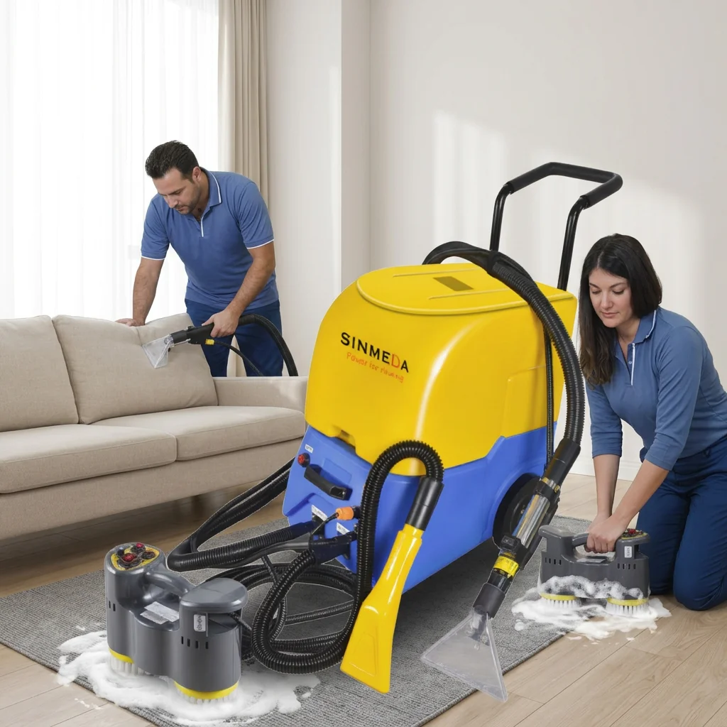 Washing Machine With Dryer EB-400S Professional 3-in-1 Carpet Extractor & Rapid Drying Machine