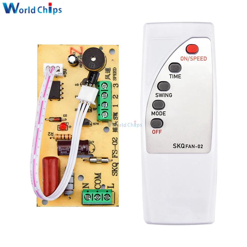 Fan Remote Control Modified Board Circuit Board Control Board Floor Electric Fan General Computer Board with Remote Control