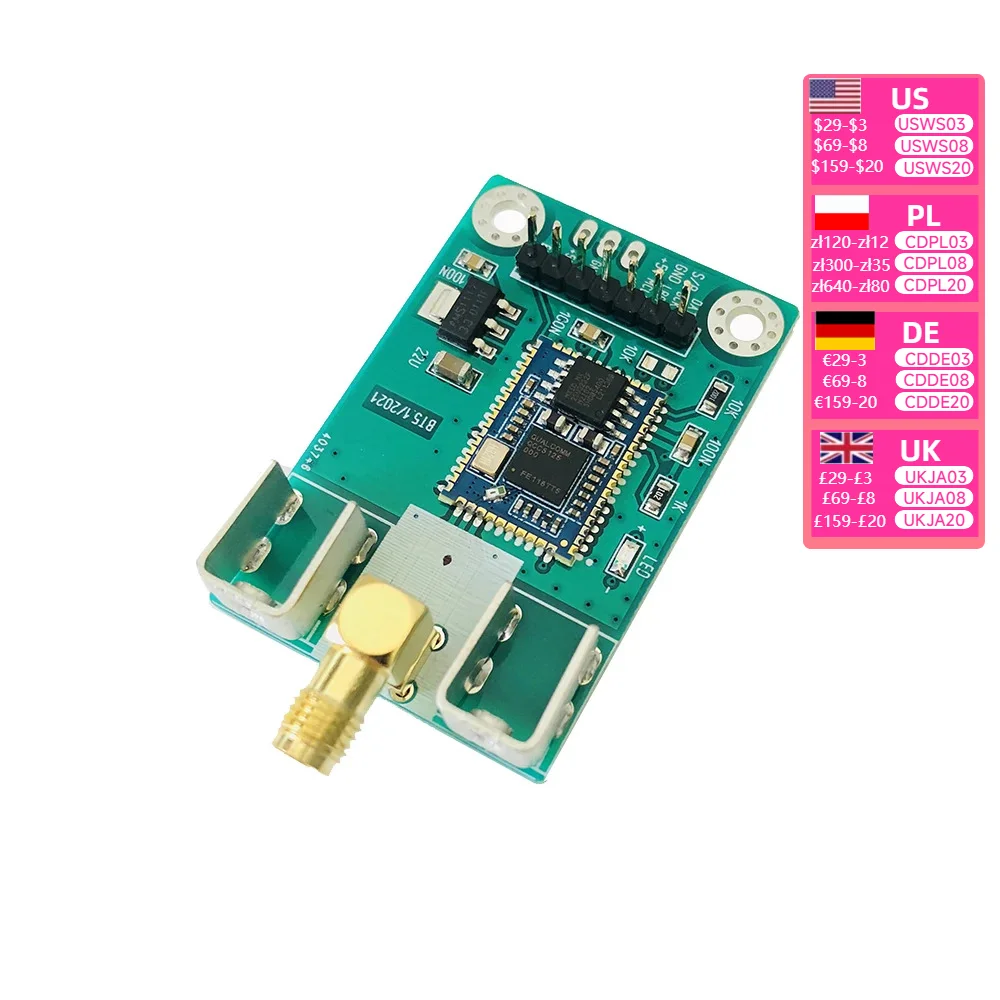 Nvarcher QCC5125 Bluetooth 5.1 LDAC module I2S/coaxial output USD Card for SAA7220 TDA1541 PCM1794