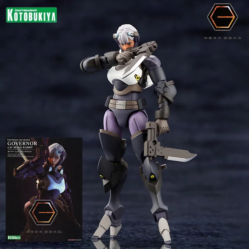 

Kotobukiya оригинальная серия HEXA GEAR LAT черный кролик фигурка в сборе украшение для рабочего стола орнамент игрушки Коллекционная модель