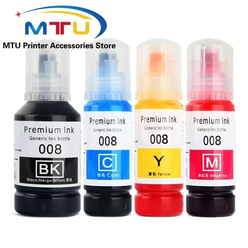 

1Set 101 Ink for Epson EcoTank L4150 L4160 L4260 L4266 L6160 CMY 70ml BK 127ml