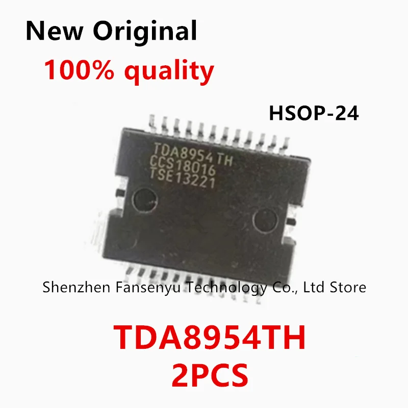 

2PCS TDA8954TH HSOP-24 TDA8954 Audio Amplifier Chip IC Integrated Circuit Brand New Original