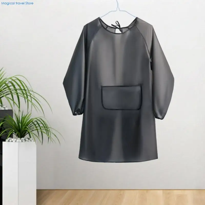 مريلة N2UB شديدة التحمل مصنوعة من مادة TPU مقاومة للزيت ومقاومة للماء للاستخدام الصناعي في المطبخ وتنظيف الطبخ بشكل مريح #2