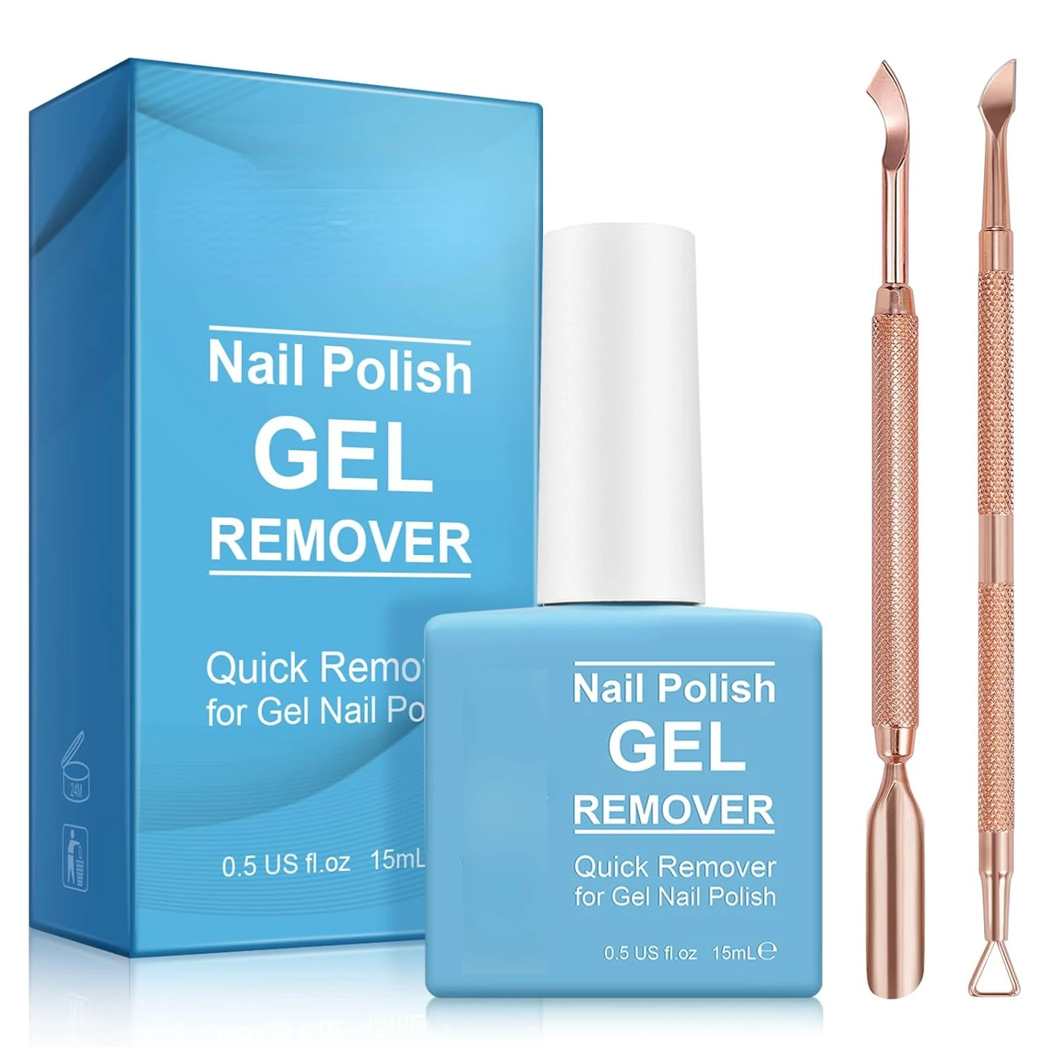 

Easy & Effortless High-Quality Gel Polish Removal Kit with Quick Ingredients - Safe & Complete DIY Manicure Set for Professional