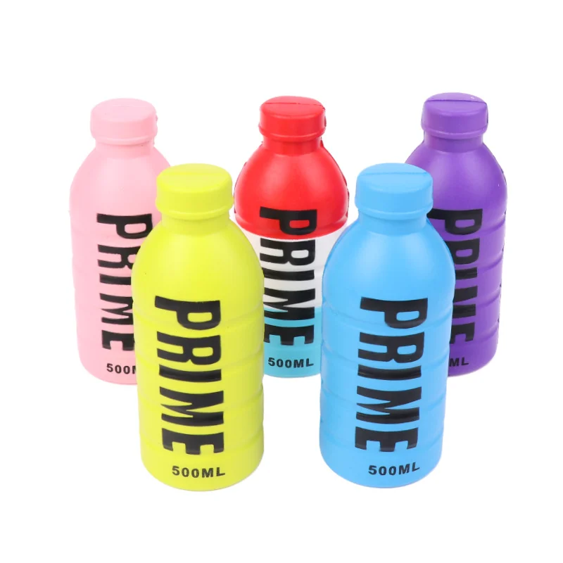 1PCS Anti-stress Vent Prime Drinkfles Trage Rebound PU Schuimende Pinch Gelukkig Boze Relief Squeeze Decompressie speelgoed