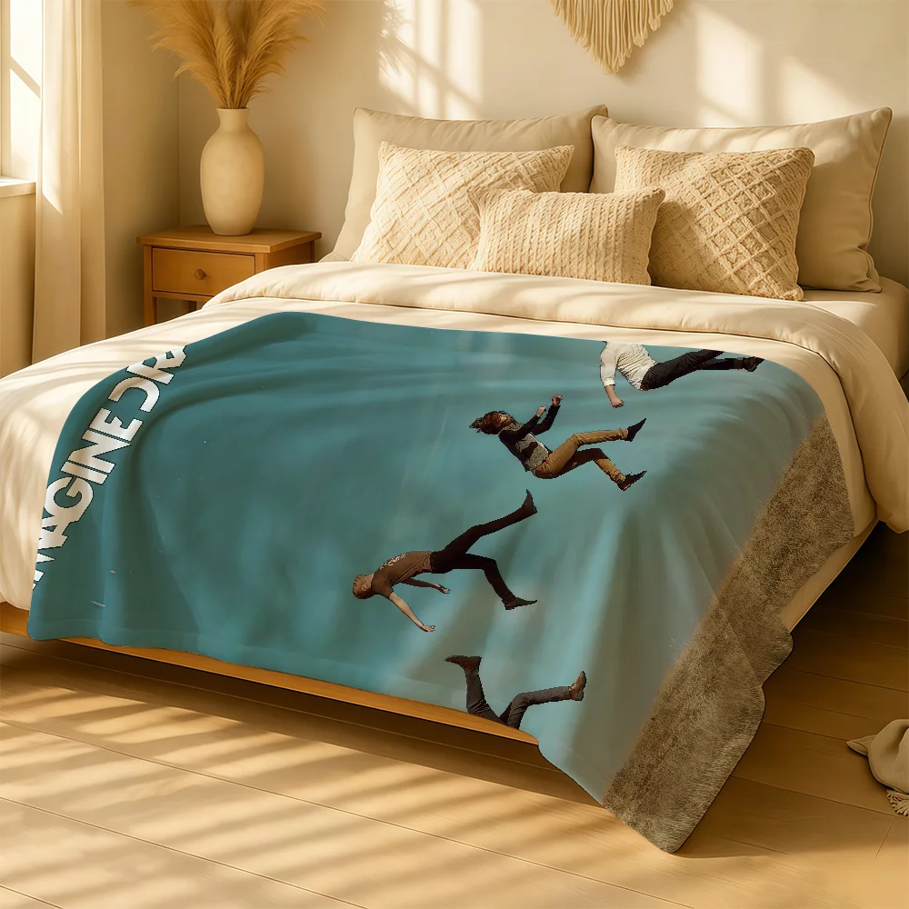 I-ImagineS D-DragonS Blanket For Soft Warm Knee For Bedroom Living Room Bed Sofa Camping Picnic Office Gift