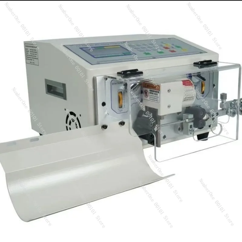 Professional Small Four Wheel Wire Stripping Cutting Machine Electronic Cable Computerized Stripper Automatic Short Line