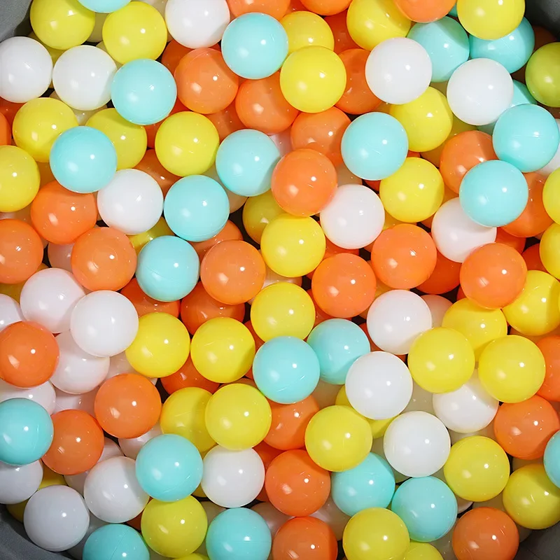 50 stks Kleurrijke Liefde Ster Plastic Oceaan Ballenbakken Milieuvriendelijke Grappige Baby Kid Zwemmen Pit Spelen Speelgoed Water Zwembad Ocean Wave Ballen Geschenken